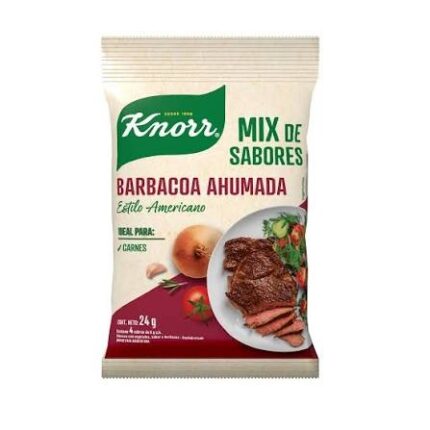 KNORR MIX SAB. BARBACOA AHUMADA X4