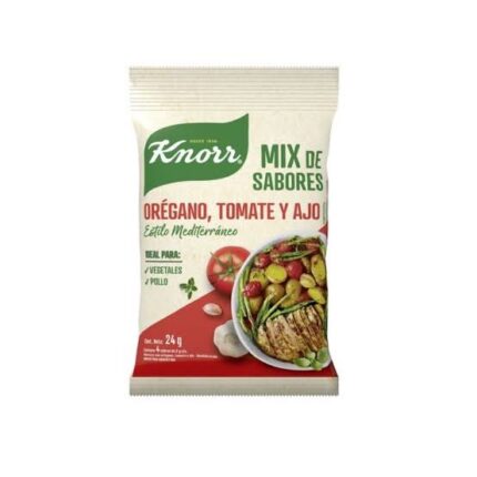 KNORR MIX SAB. OREGANO-TOMATE-AJO X4