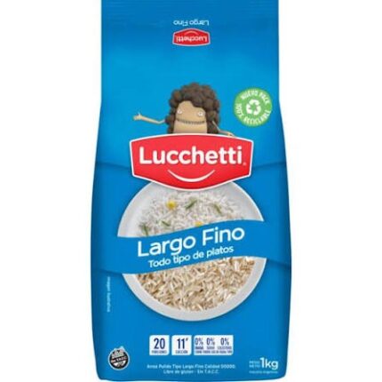 LUCCHETTI ARROZ LARGO FINO X 1KG
