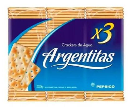 ARGENTITAS GALLETAS DE AGUA X 3