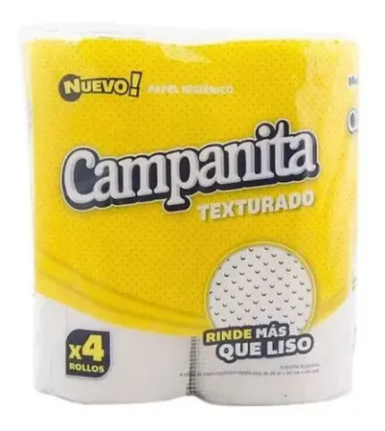 CAMPANITA P.HIG.TEXTURADO 30M X4