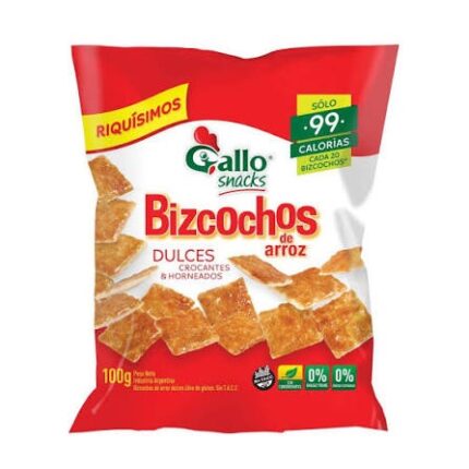 GALLO BIZC. ARROZ DULCE X 100G