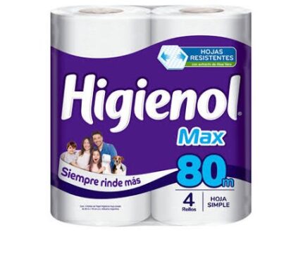 HIGIENOL P.HIG.MAX 80 MTS X 4