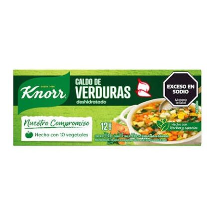 KNORR CALDO VERDURA X12