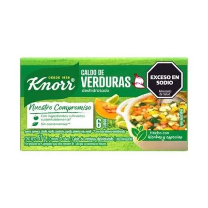 KNORR CALDO VERDURA X6