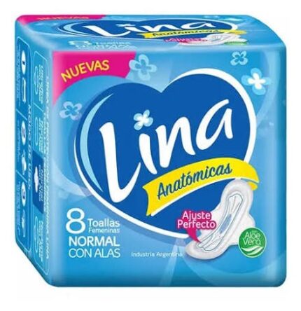 LINA TOALLA C/ALAS X 8