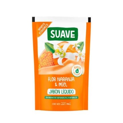 SUAVE JABON LIQ.FLOR NJA/MIEL X220ML