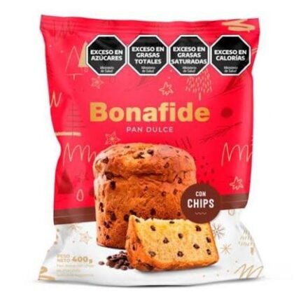 BONAFIDE PAN DULCE C/CHIP X 400G