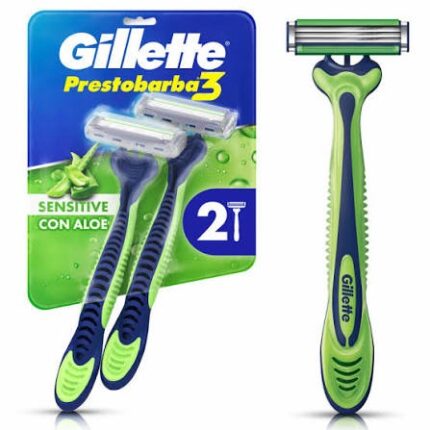 PRESTOBARBA 3 MEN BLISTER X 2 SENSITIVE
