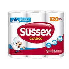 SUSSEX R.COCINA CLASICO 40 PA?OS X 3