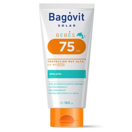 BAGOVIT SOLAR BEBES FPS75 X 180ML