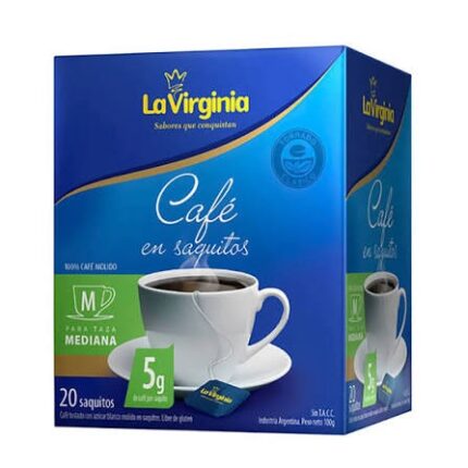 LA VIRGINIA CAFE MOLIDO SAQUITOS 20X5G