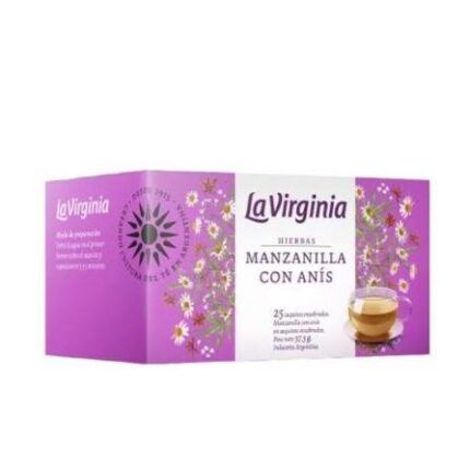 LA VIRGINIA TE MANZANILLA CON ANIS X25