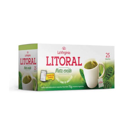 LITORAL MATE COCIDO SAQ.CSOBRE X25