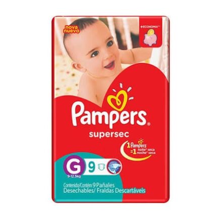 PAMPERS SUPERSEC REG.GDE X8