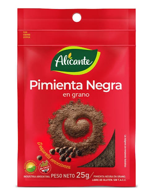alicante pimienta negra grano