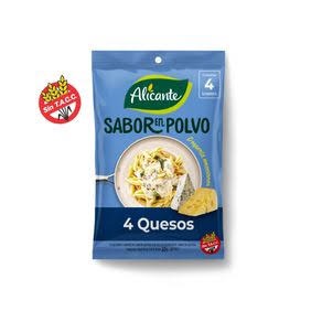 ALICANTE SAB.POLVO 4 QUESOS X4