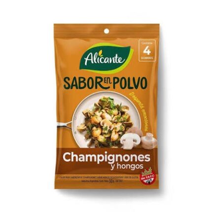 ALICANTE SAB.POLVO CHAMPIGNONES X4