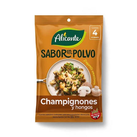 alicante sabor en polvo champignon