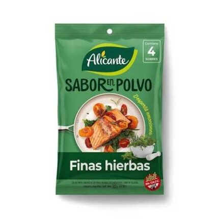 ALICANTE SAB.POLVO FINAS HIERBAS X4