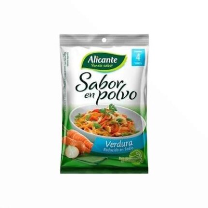 ALICANTE SAB.POLVO VERDURA RED.SODIO X4
