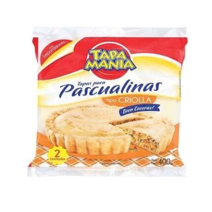 TM.TAPA PASCUALINA TIPO CRIOLLA X 400G