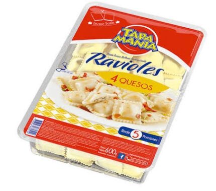 TM.RAVIOLES BLISTER 4 QUESOS X 500G